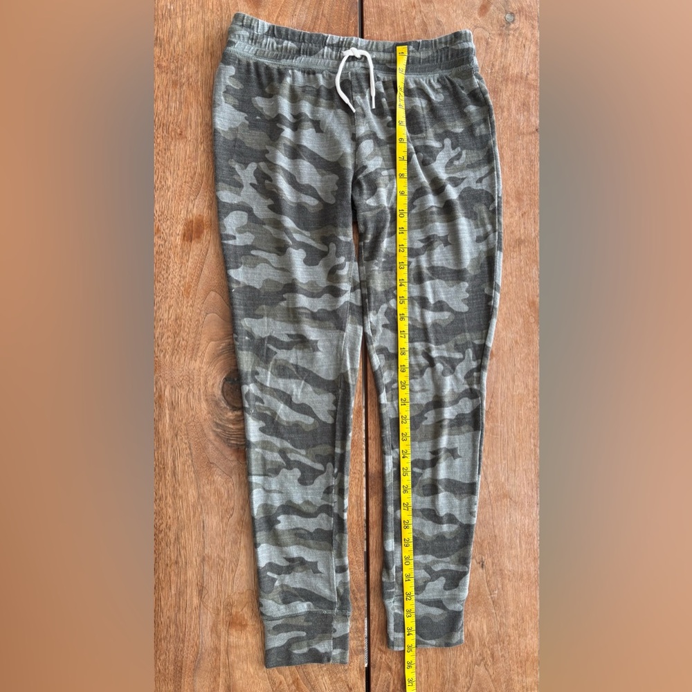 Old Navy Girls XL Leggings Plush Camo Olive Leggin Cozy Jogger Pants - Picture 9 of 11
